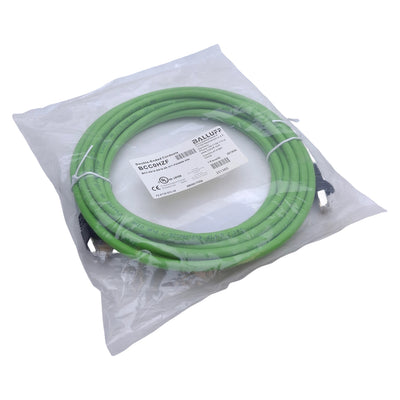 New Balluff BCC0HZF Ethernet/Profinet Double-Ended Cordset CAT6A RJ45, 10Gbit/s, 5m