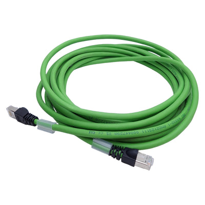 Used Balluff BCC0HZF Ethernet/Profinet Double-Ended Cordset RJ45 CAT6A , 10Gbit/s, 5m
