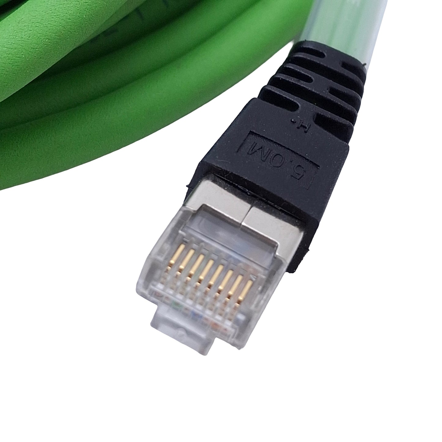 Used Balluff BCC0HZF Ethernet/Profinet Double-Ended Cordset RJ45 CAT6A , 10Gbit/s, 5m
