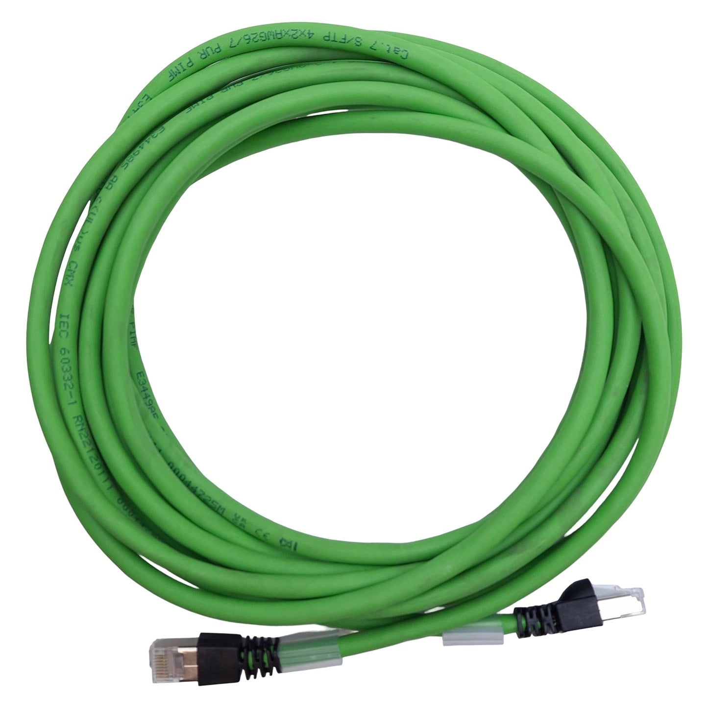 Used Balluff BCC0HZF Ethernet/Profinet Double-Ended Cordset RJ45 CAT6A , 10Gbit/s, 5m