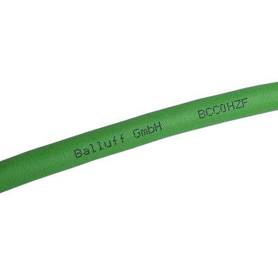Used Balluff BCC0HZF Ethernet/Profinet Double-Ended Cordset RJ45 CAT6A , 10Gbit/s, 5m