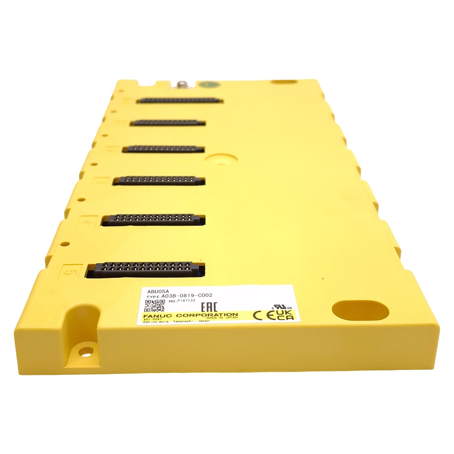 Used Fanuc A03B-0819-C002 ABU05A I/O Unit Model A Horizontal Type Base Unit, 5-Slot