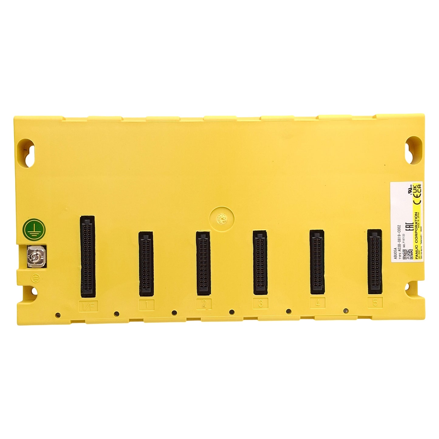 Used Fanuc A03B-0819-C002 ABU05A I/O Unit Model A Horizontal Type Base Unit, 5-Slot