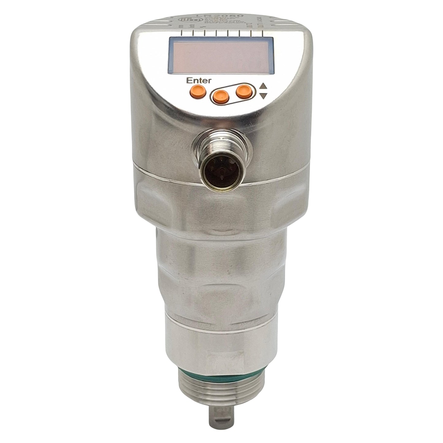 New IFM LR2050 Continuous Level Sensor, PNP/NPN, 18-30VDC, 16bar, 10-1970mm Range