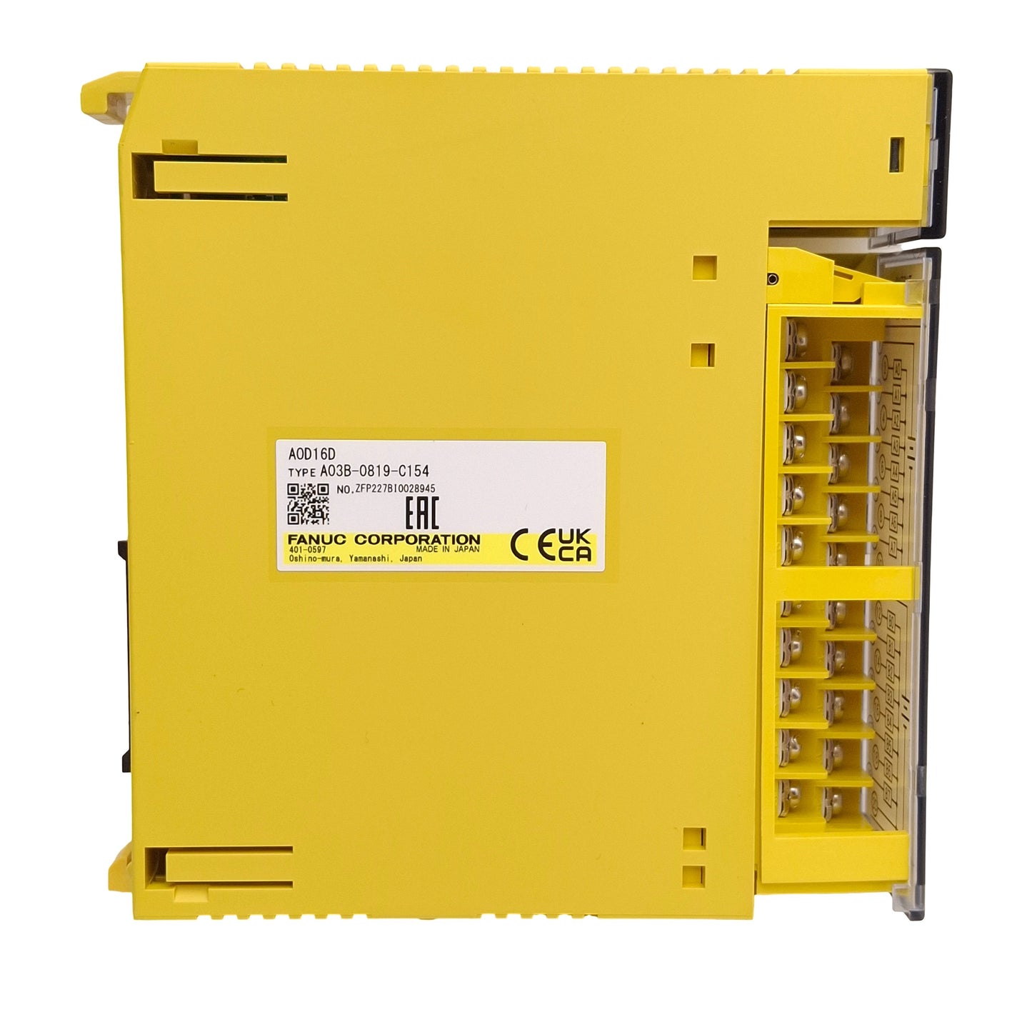 New Fanuc A03B-0819-C154 Digital Output Module, 16-Output, 12/24VDC 0.5A POS