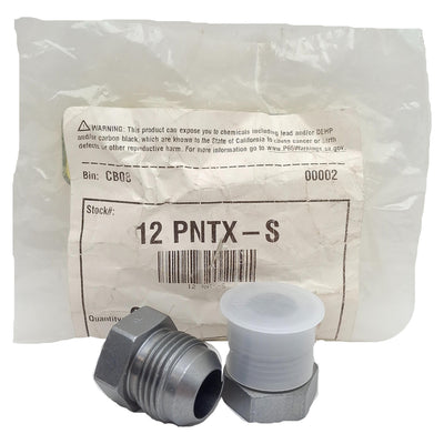 New Lot of 2 Parker 12 PNTX-S Triple-Lok Flared Fitting, 3/4in, 37° SAE Flare Male