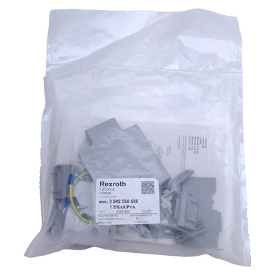 New Rexroth 3842558650 Modular Cable Duct T-Piece, HOR 80x40, VER 80x80, Grey