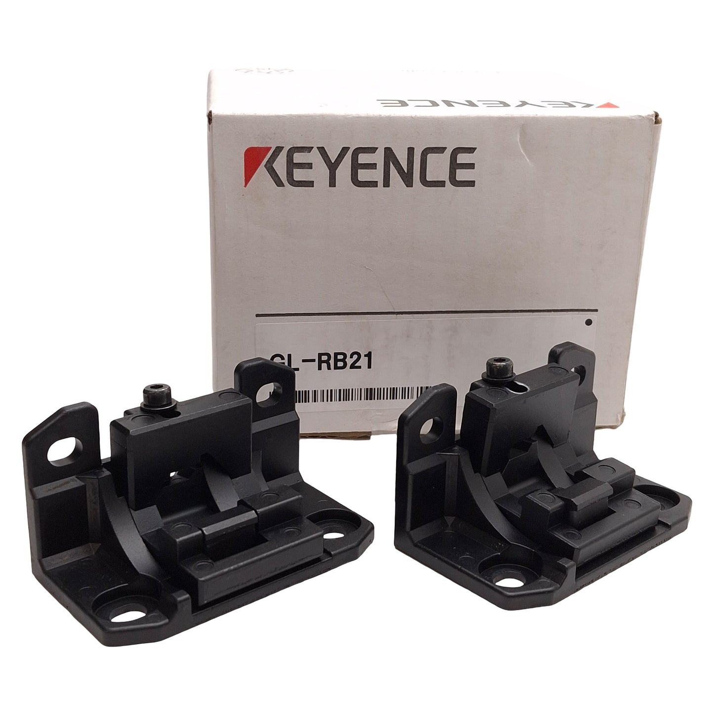 New Keyence GL-RB21 Deadspace-Free Light Curtain Bracket Pair For GL-R Series