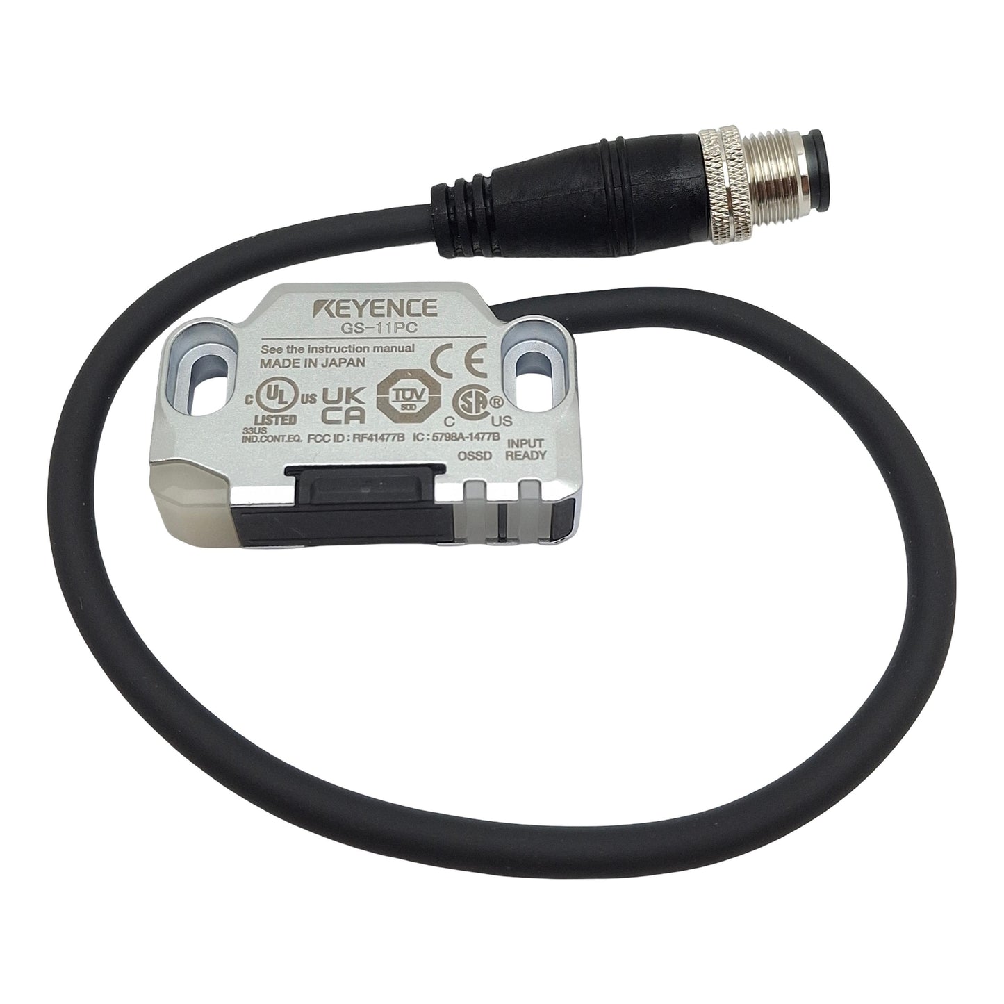 New Keyence GS-11PC Safety Interlocking Switch, PNP 24VDC 0.8W, 18/14mm Range, 8P M8