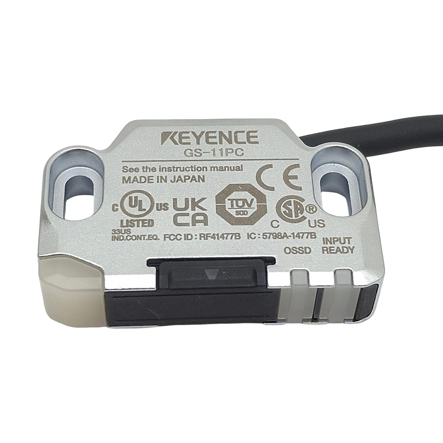 New Keyence GS-11PC Safety Interlocking Switch, PNP 24VDC 0.8W, 18/14mm Range, 8P M8