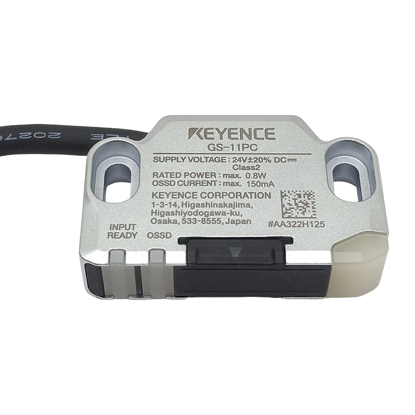 New Keyence GS-11PC Safety Interlocking Switch, PNP 24VDC 0.8W, 18/14mm Range, 8P M8