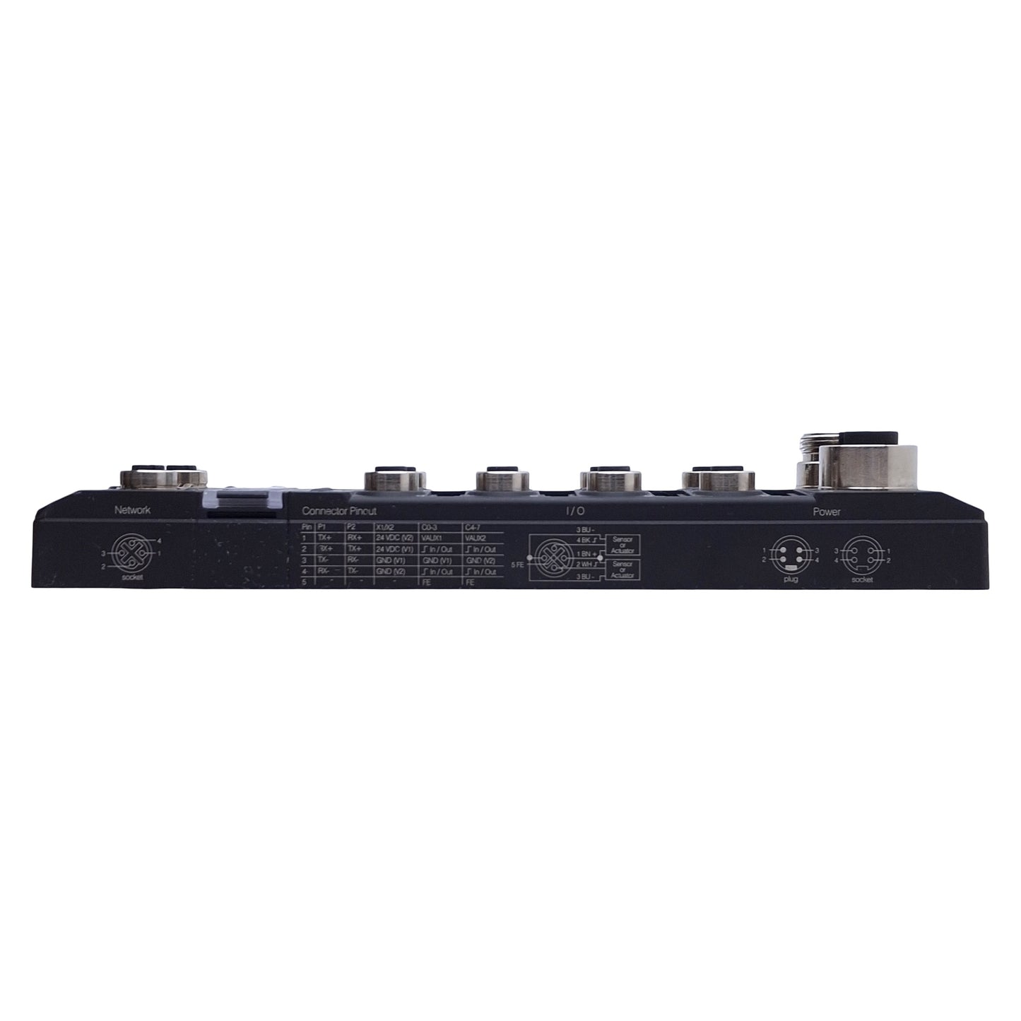 Used Turck TBEN-LG-16DXP Compact Multiprotocol I/O Ethernet Module, 16-Channel, 24VDC