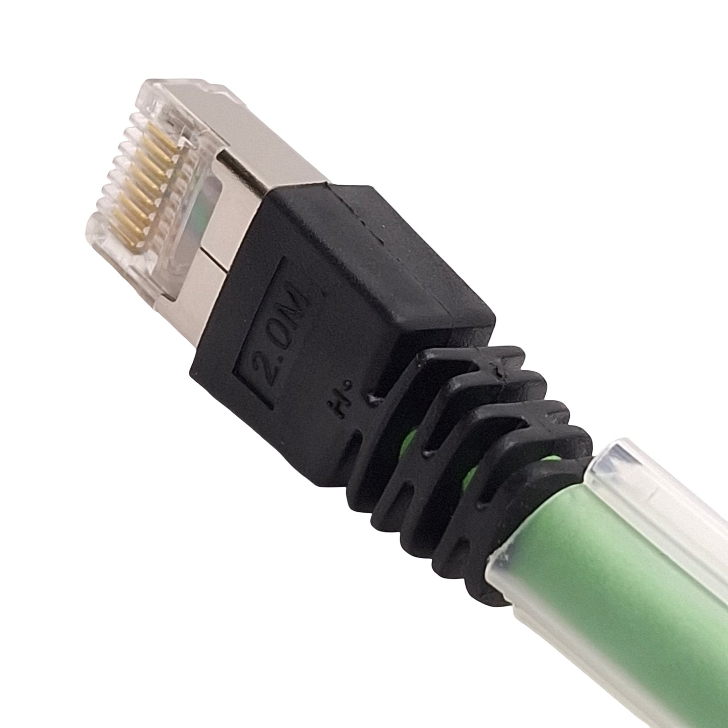 New Balluff BCC0HZE Ethernet/Profinet Double-Ended Cordset, Cat6A 10Gbit/s RJ45 2.0m