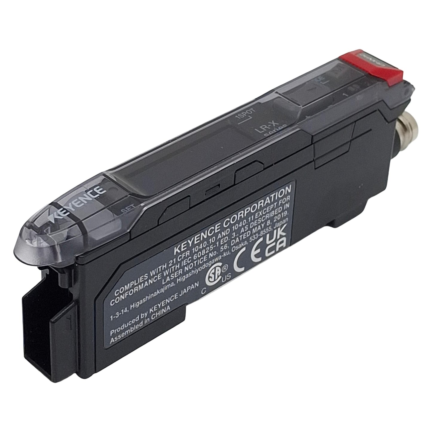 Used Keyence LR-XN11C Compact Laser Sensor, PNP/NPN NO/NC, 16-30VDC, 4-Pin M8