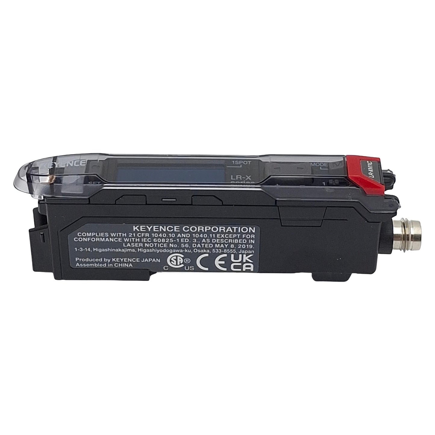 Used Keyence LR-XN11C Compact Laser Sensor, PNP/NPN NO/NC, 16-30VDC, 4-Pin M8