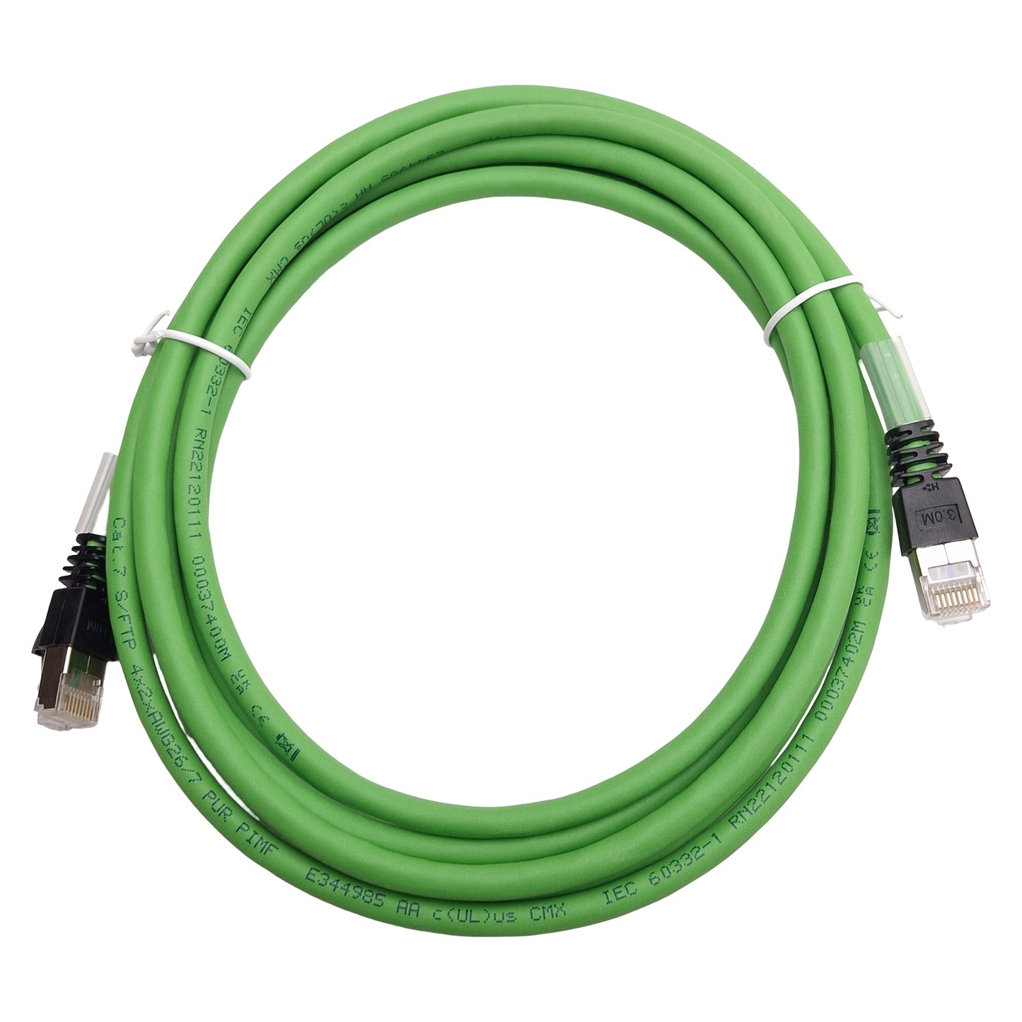 New Balluff BCC0LAW Ethernet/Profinet Double-Ended Cordset, Cat6A 10Gbit/s RJ45 3.0m
