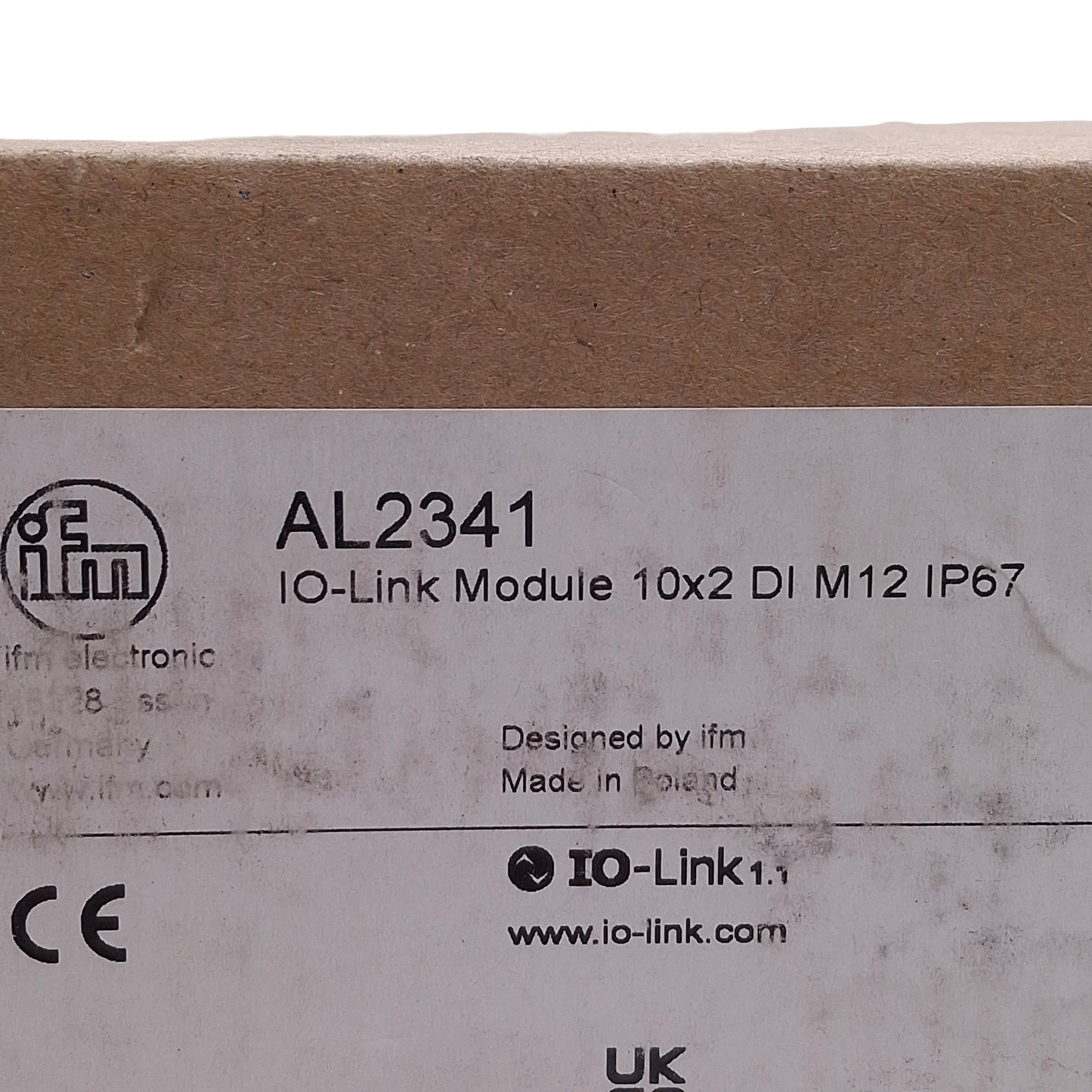 New IFM Efector AL2341 IO-Link Input Module 20 Digital Inputs, 18-30VDC, M12
