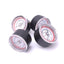 New Lot of 4 SMC G46-P10-01-L-X30 Pressure Gauges, 42.5mm, 0-1.0MPa, 0-150psi, R1/8