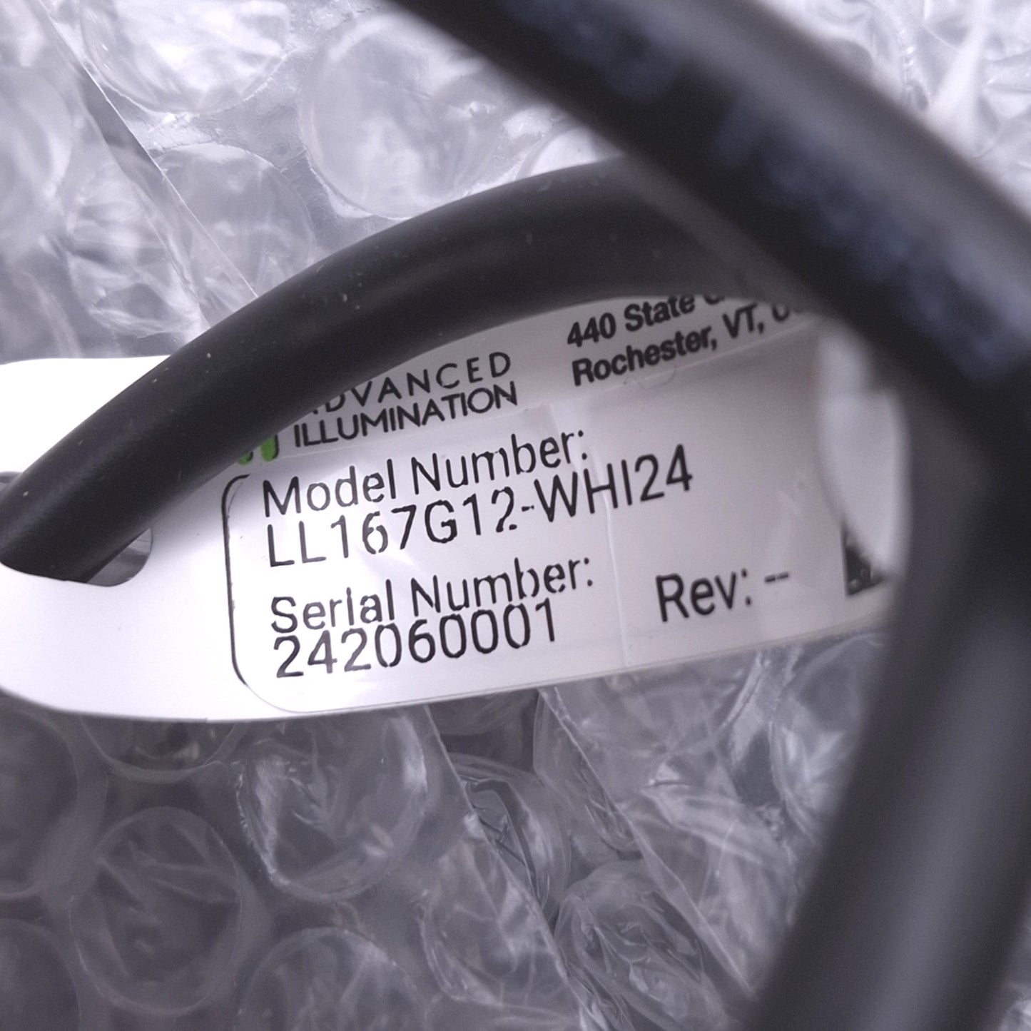 New Advanced Illumination LL167G12-WHI24 High-Intensity White Light, 12in, 24VDC