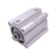 Used SMC NCDQ2A50-50DZ Compact Cylinder, 50mm Bore, 50mm Stroke, Rc1/4, 1.0MPa