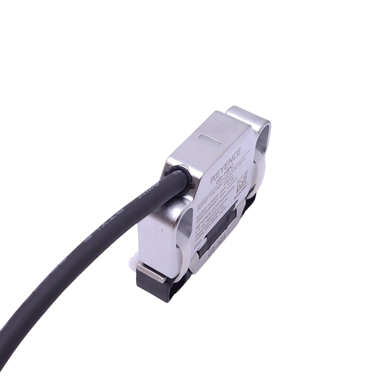 Used Keyence GS-10PC Safety Interlock Switch, PNP, 24VDC, 5-Pin M12, 150mA Max
