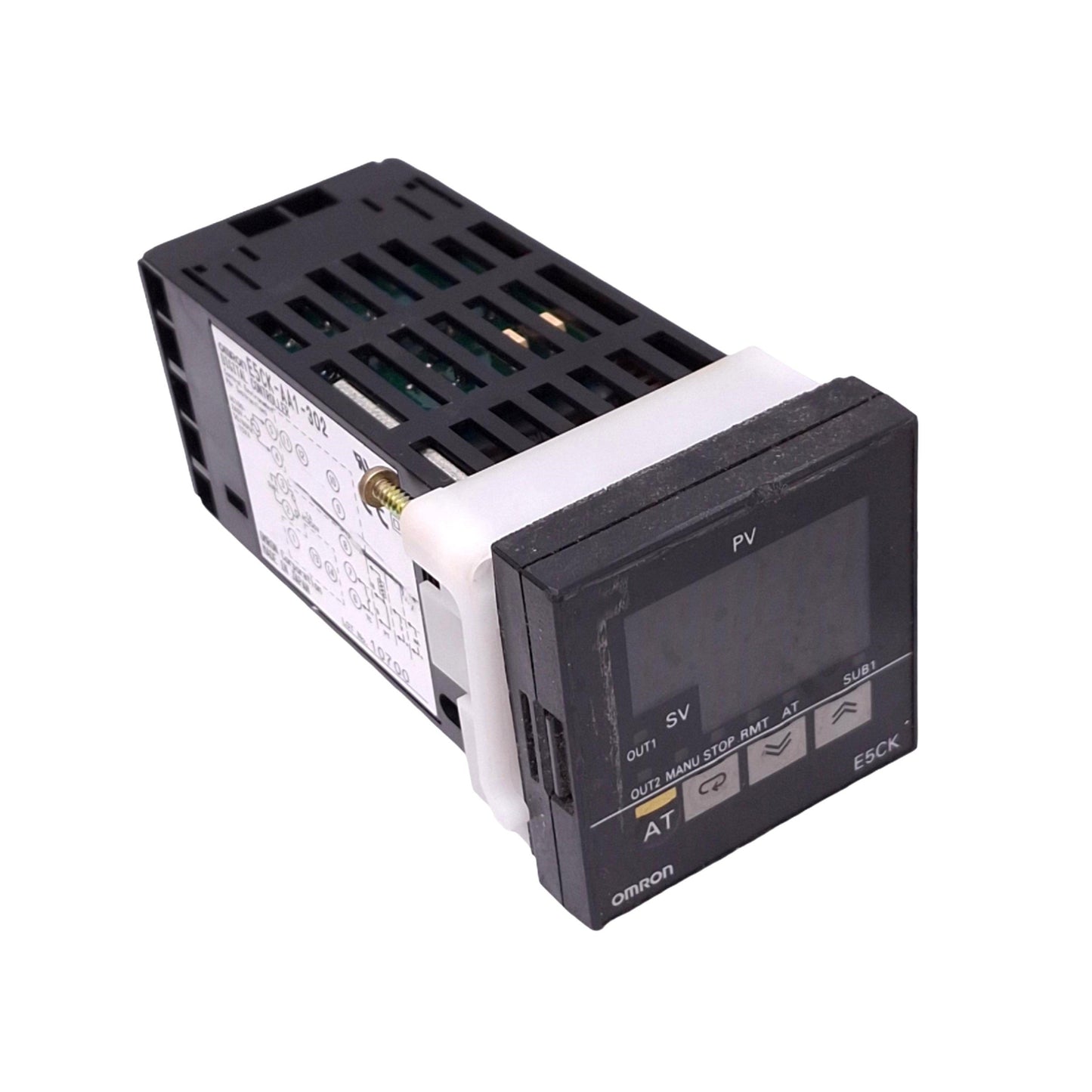 Used Omron E5CK-AA1-302 Digital Controller, 0-10V 0-20mA In, 100-240VAC, 1/16 DIN
