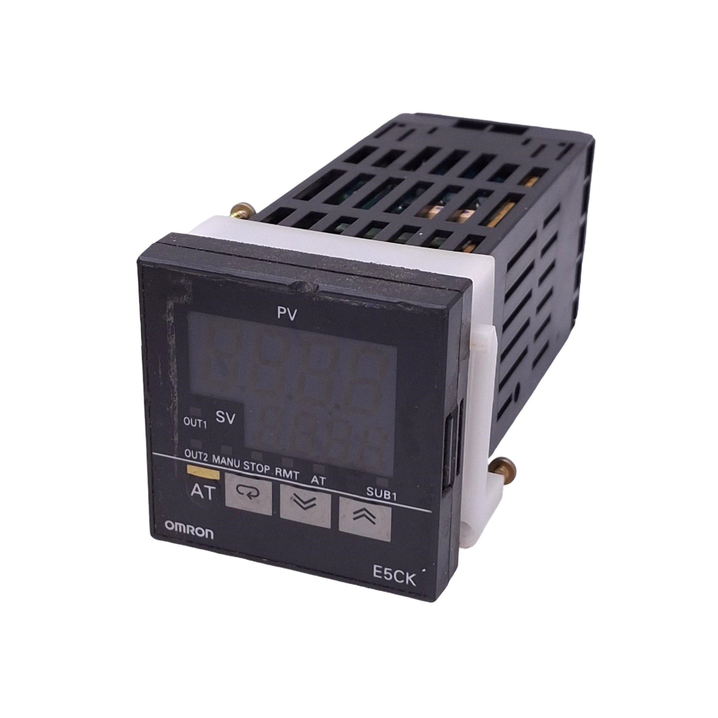 Used Omron E5CK-AA1-302 Digital Controller, 0-10V 0-20mA In, 100-240VAC, 1/16 DIN