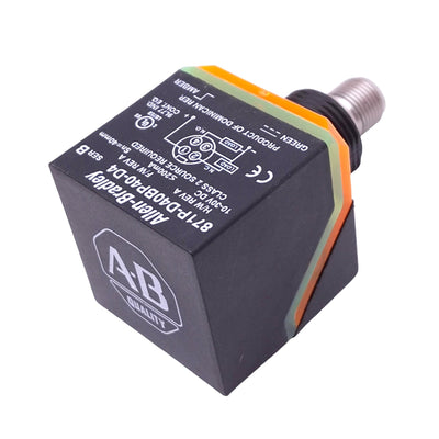Used Allen Bradley 871P-D40BP40-D4 Proximity Sensor, PNP NO NC, 10-30VDC, 40mm Range