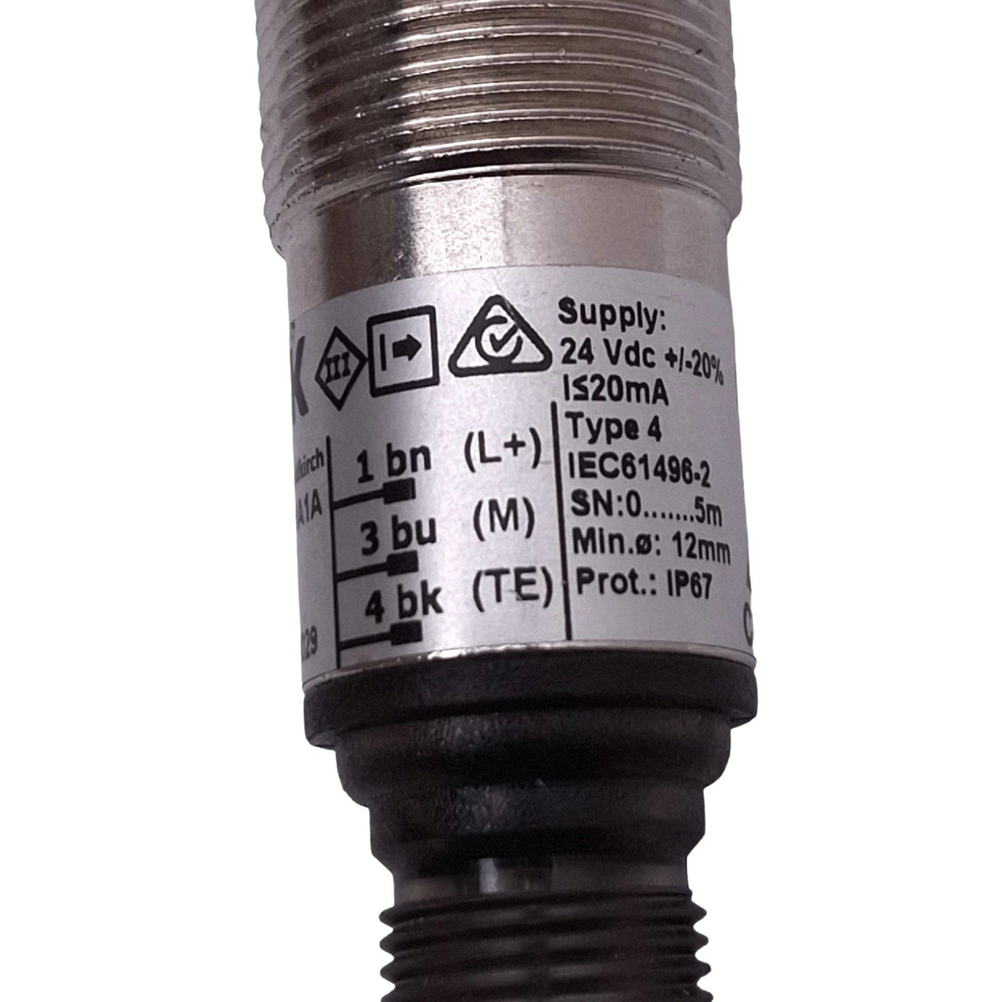 Used SICK L41S-11MA1A Single-Beam Photoelectric Safety Switch, 0-7m Range, M12 4-Pin