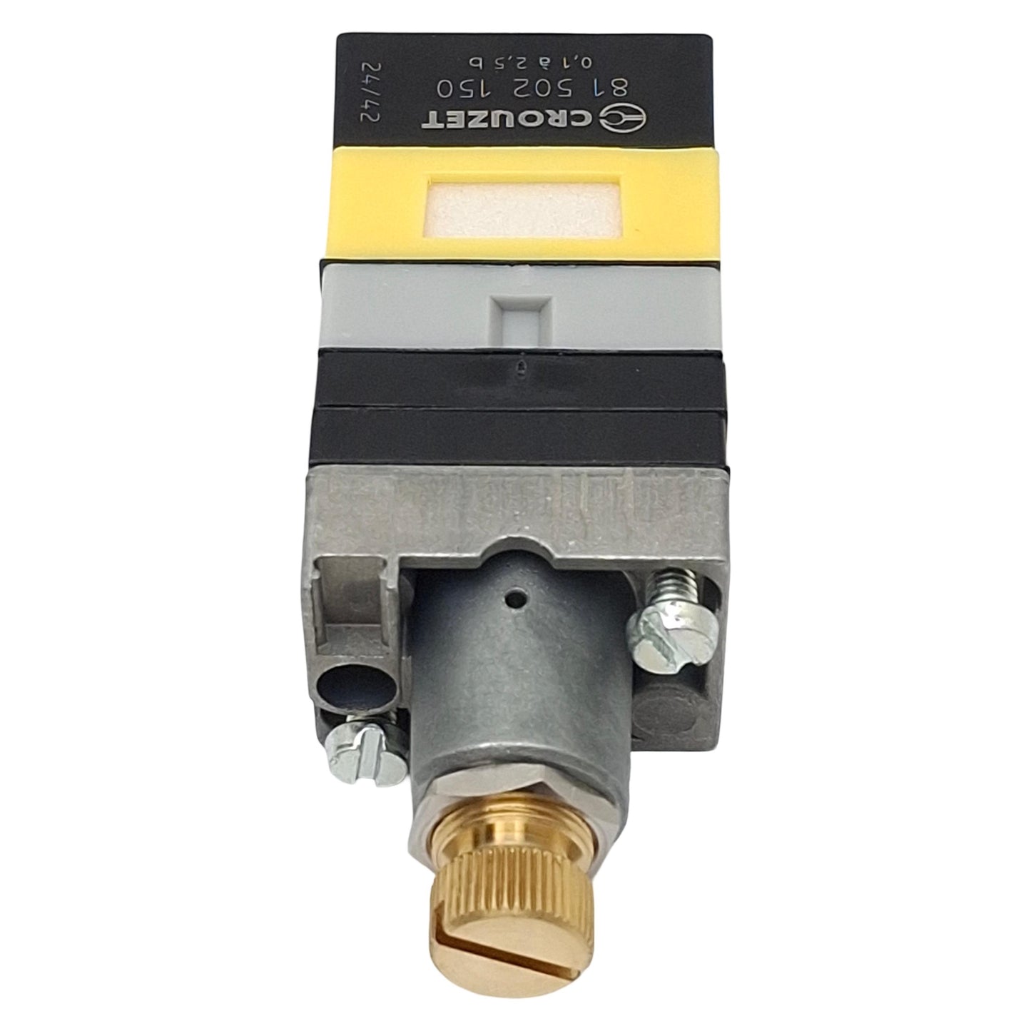 New Crouzet 81502150 Adjustable Pressure Switch, 0.1-2.5bar, 170Nl/min, M4, Sub-Base