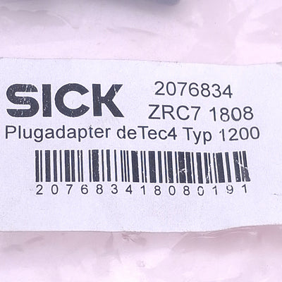New Sick 2076834 System Plug 24VDC, M12 8-Pin Male, deTec4/deTem4/deTem4 A/P