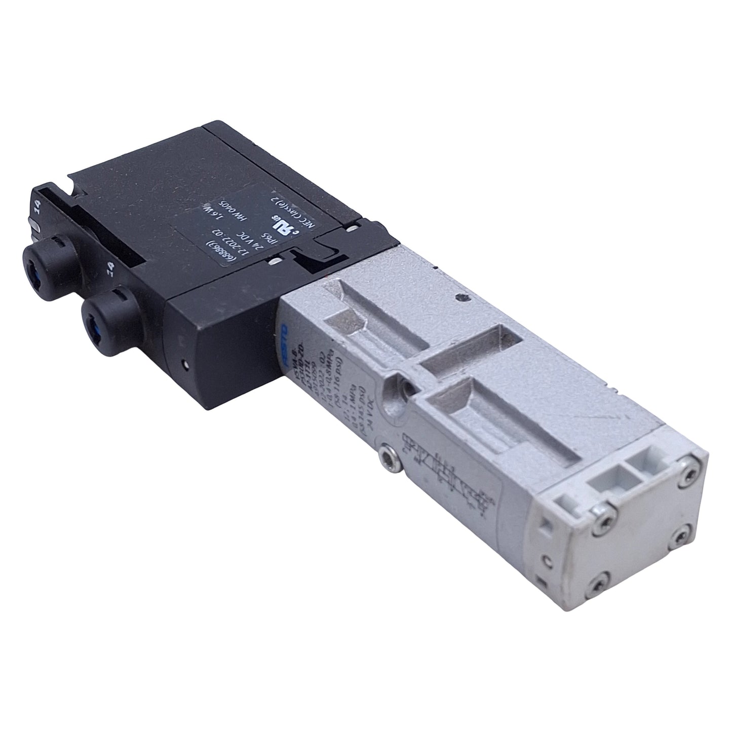Used Festo 4915099 Pneumatic Solenoid Valve 5/3 Way, 4-8 bar Range, 24VDC Coil
