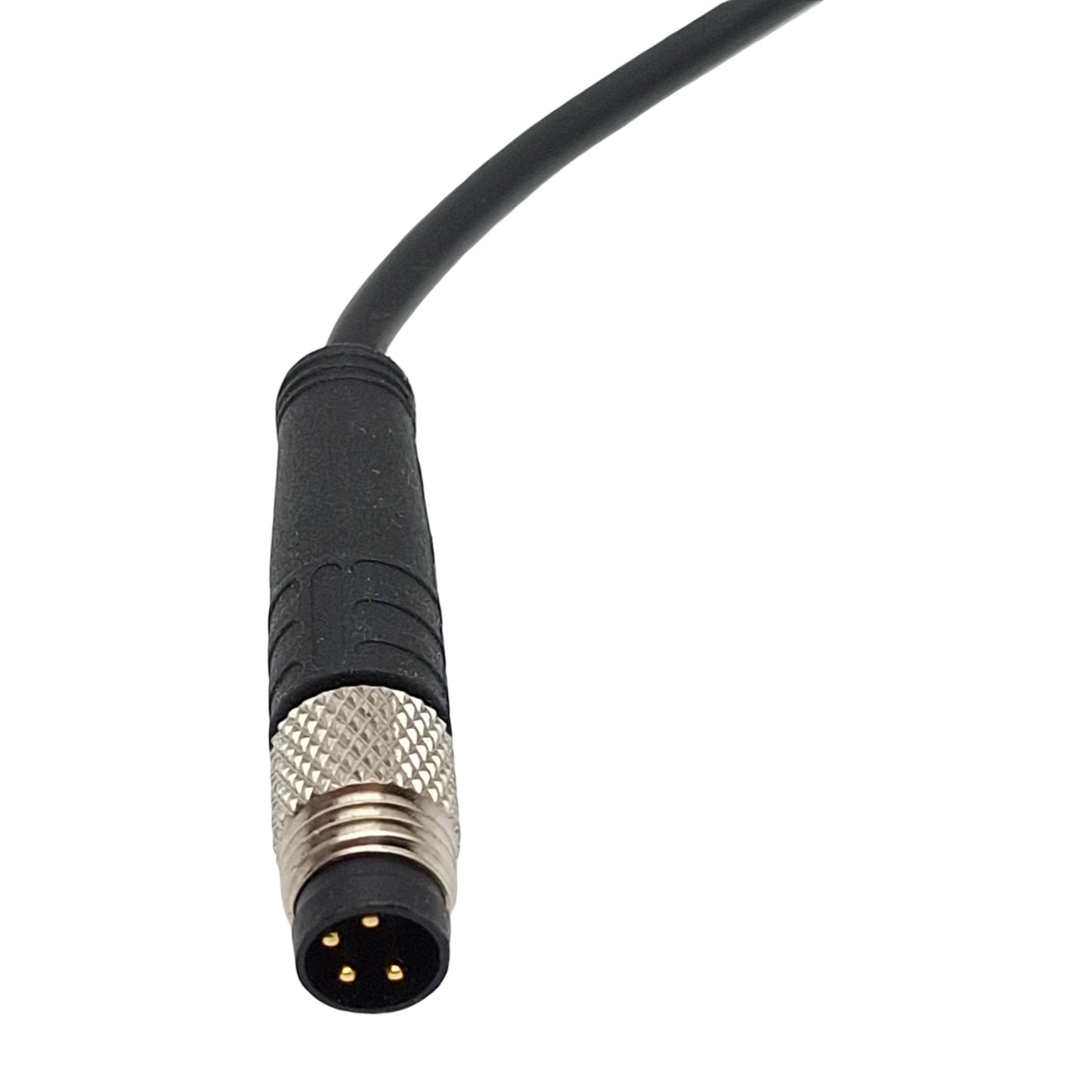 Used Banner D12SP6FPQ 33713 Fiber Optic Sensor, PNP, 10-30VDC, 4-Pin M8 Male