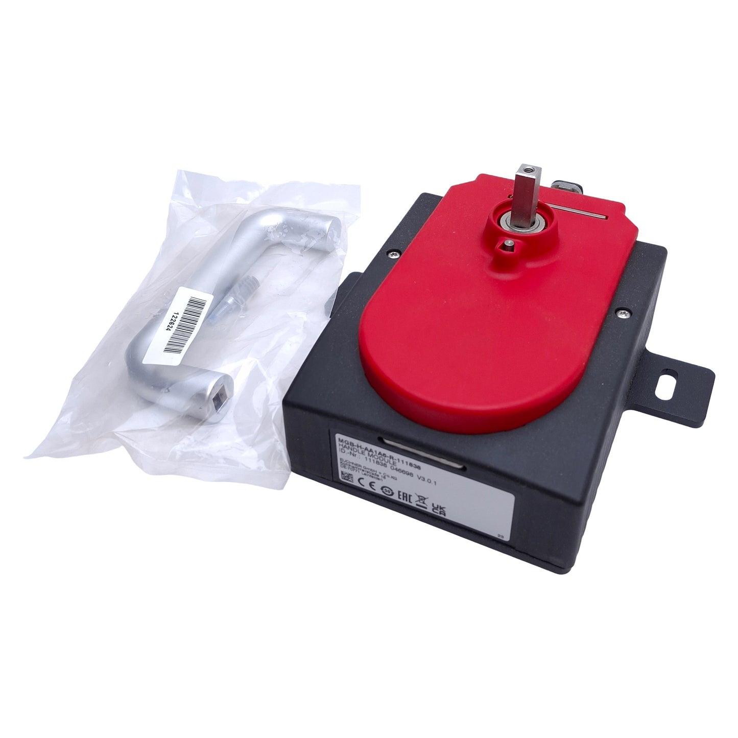 New – Open box Euchner MGB-H-AA1A6-R-111838 Handle Module Auto Lockout Door Hinge DIN Right