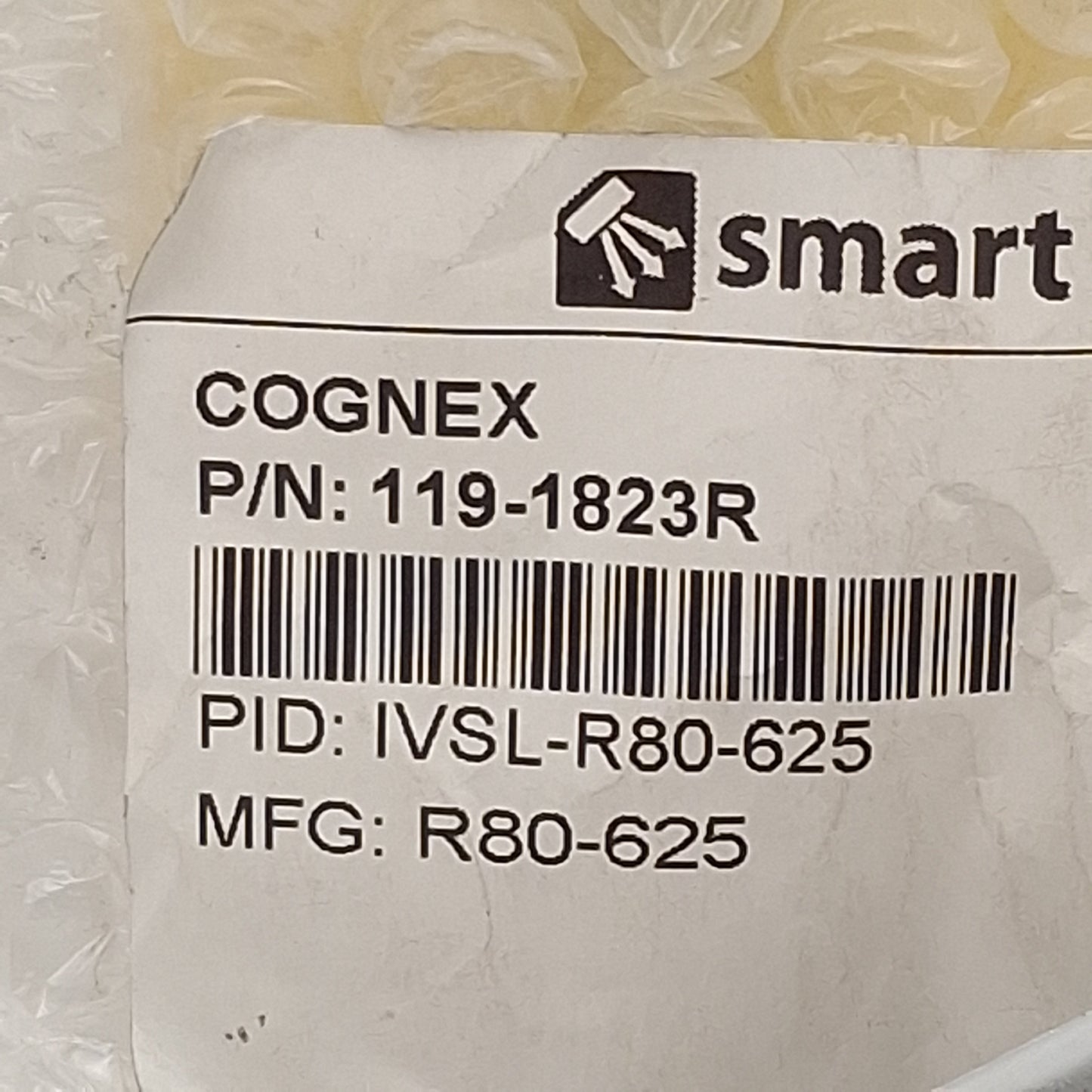 New Cognex IVSL-R80-625 119-1823R Ring Light, Red LED, PNP/NPN, 24VDC, 5-Pin M12