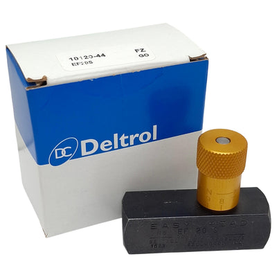 New Deltrol EF20S Easy Read Flow Control Valve, 1/4in NPT Female, 5000psi Max, 6gpm