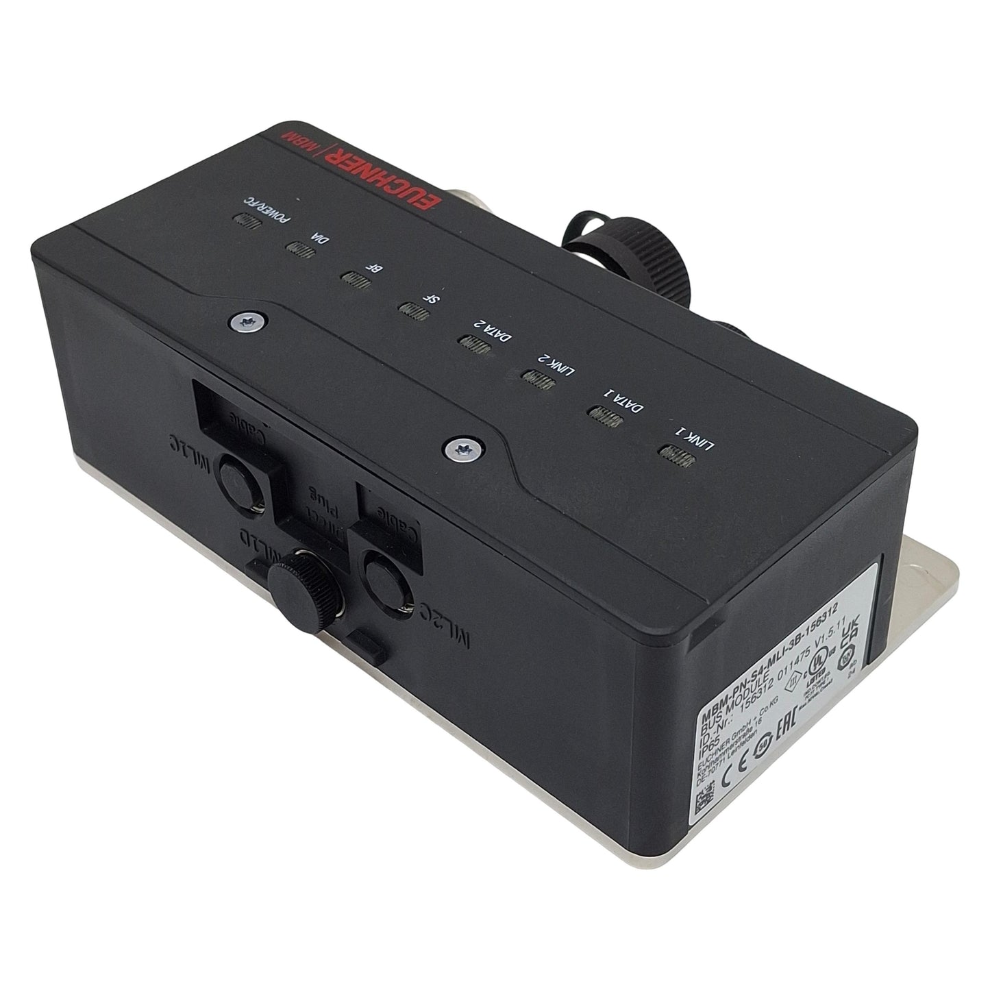 New – Open box Euchner MBM-PN-S4-MLI-3B-156312 PROFINET Bus Module, 24VDC, 5-Pin 7/8"/M12, MGB2