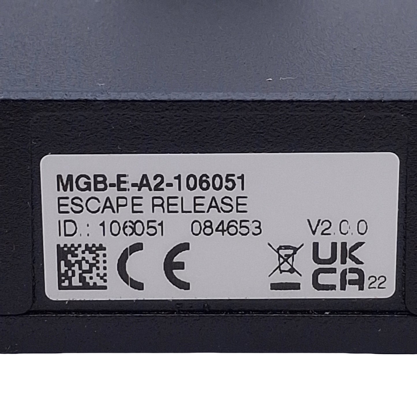 New – Open box Euchner MGB-E-A2-106051 Escape Release Module, 40mm Door Profile, w/Door Handle