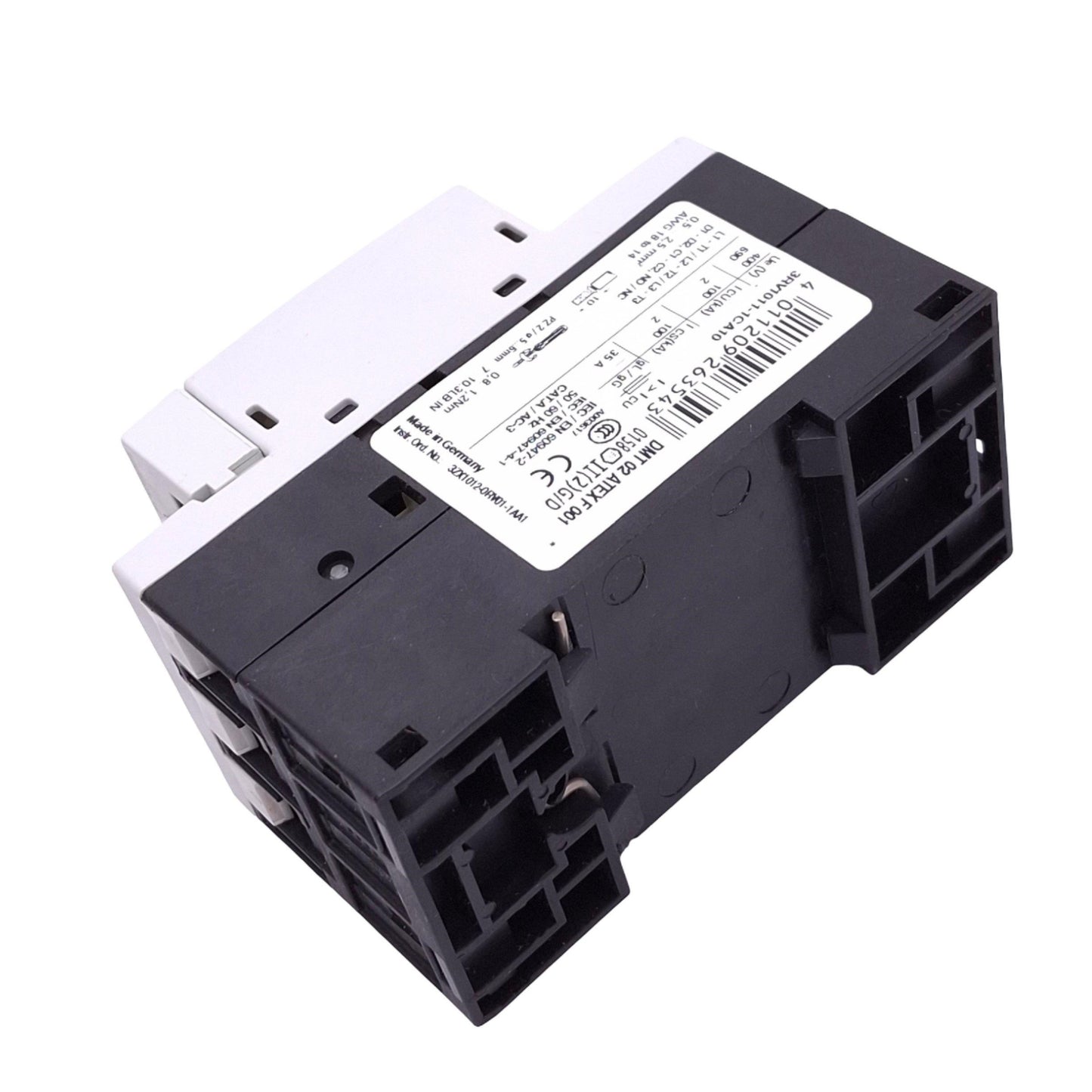 Used Siemens 3RV1011-1CA10 Motor Circuit Breaker, 3-Pole, 1.8-2.5A, 690VAC Max