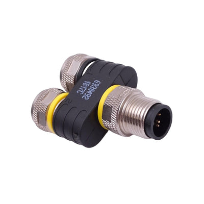 New – Open box Turck 6930492 YB2-FSM5-2FKM5.4 Splitter Adapter, M12 5-Pin Male to Female