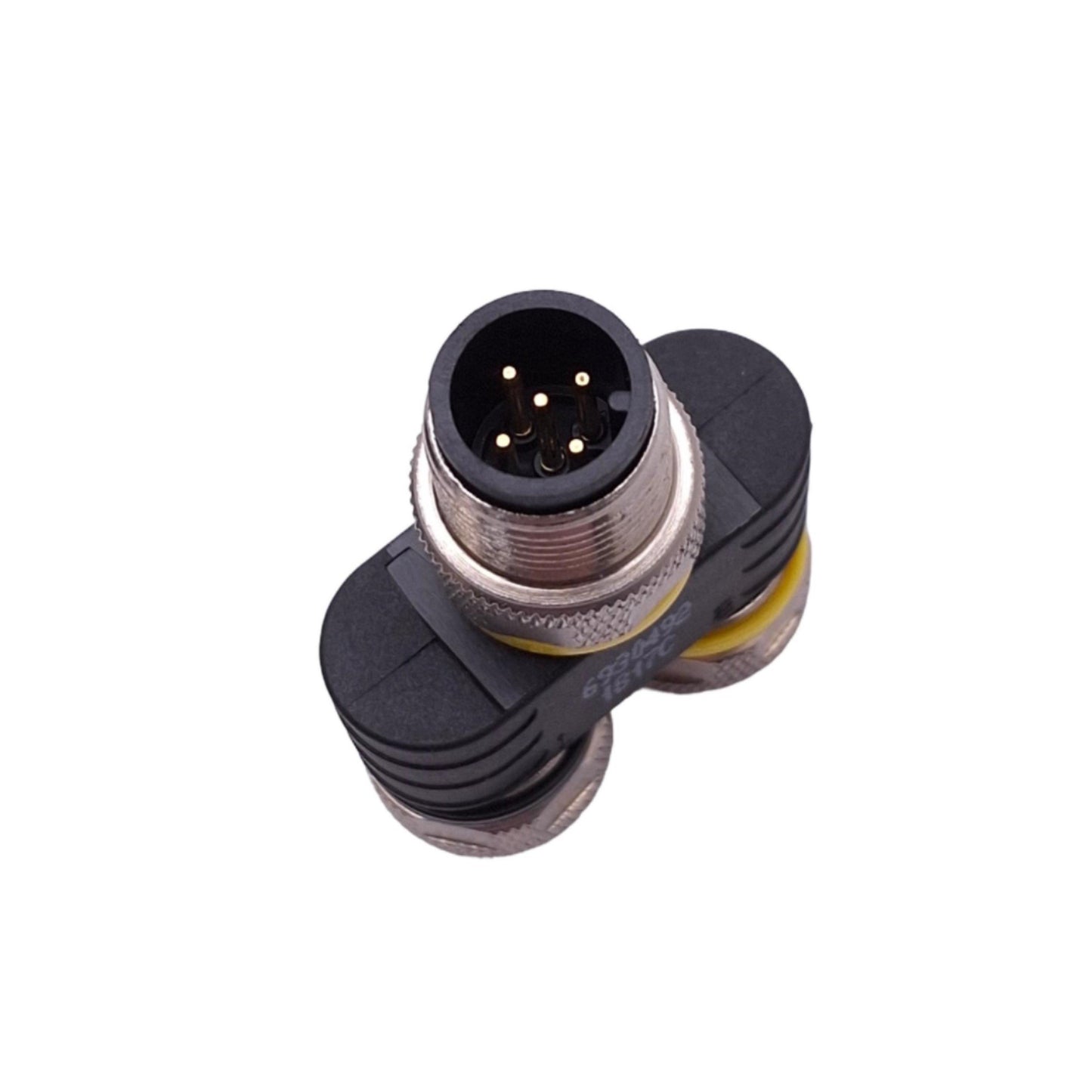 New – Open box Turck 6930492 YB2-FSM5-2FKM5.4 Splitter Adapter, M12 5-Pin Male to Female