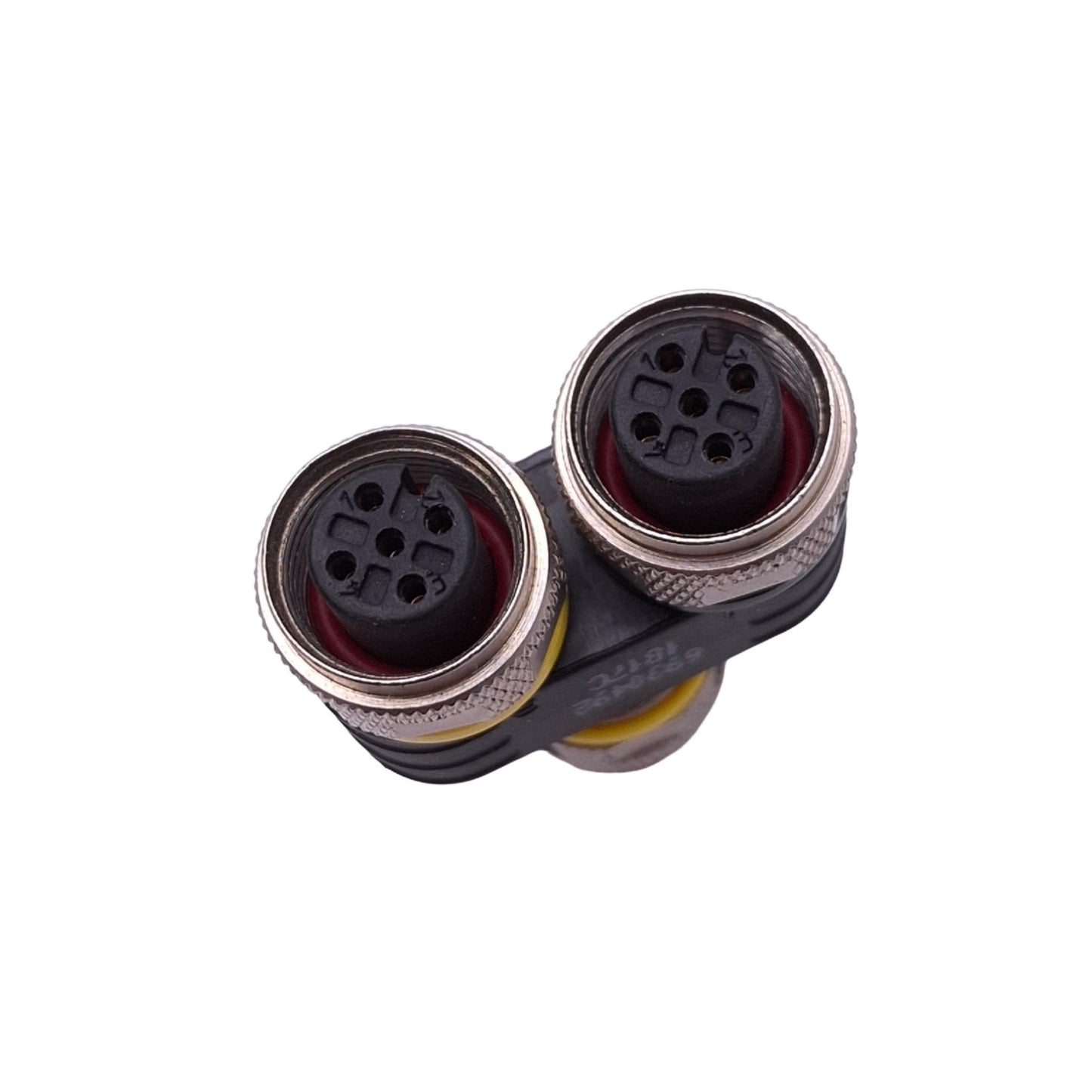 New – Open box Turck 6930492 YB2-FSM5-2FKM5.4 Splitter Adapter, M12 5-Pin Male to Female