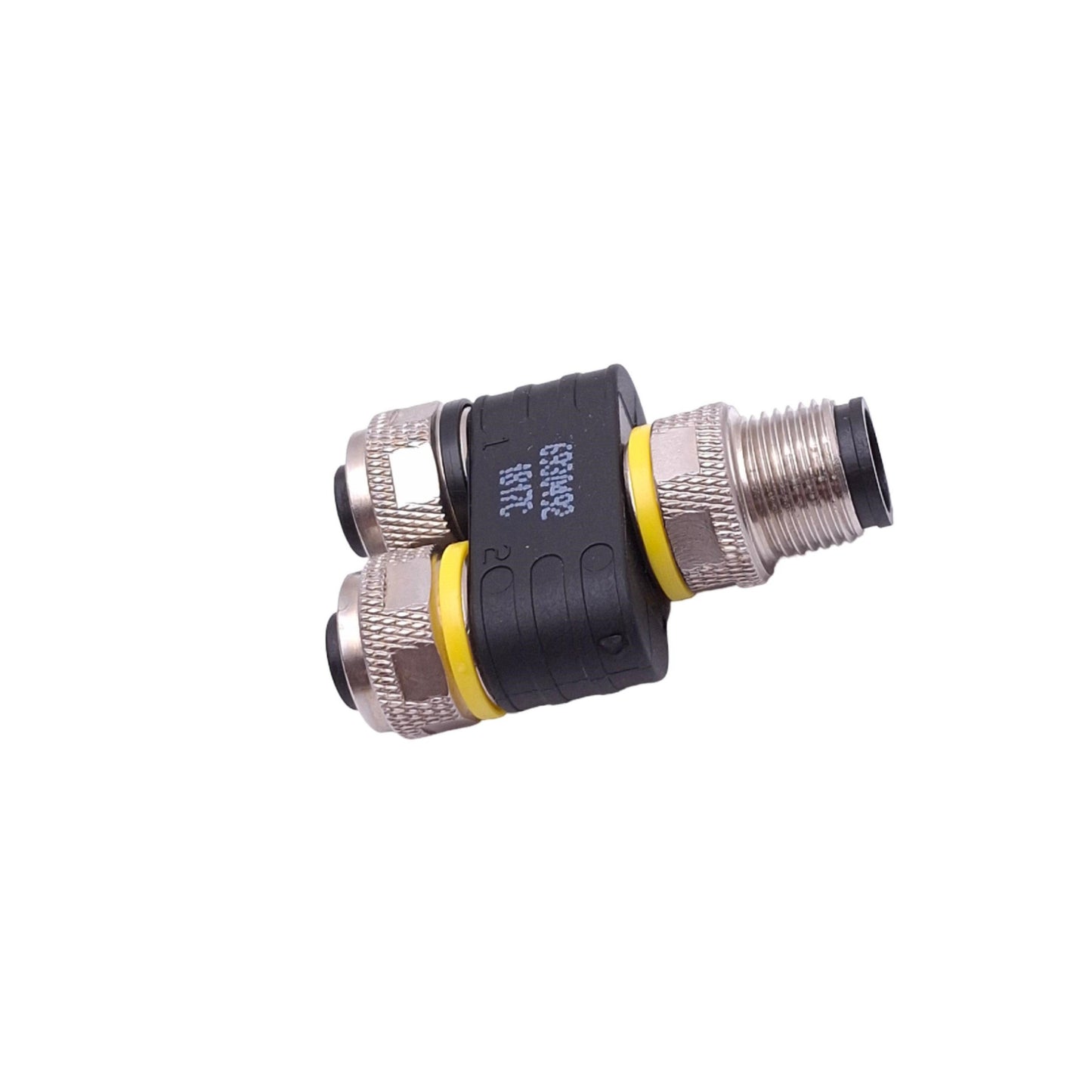 New – Open box Turck 6930492 YB2-FSM5-2FKM5.4 Splitter Adapter, M12 5-Pin Male to Female