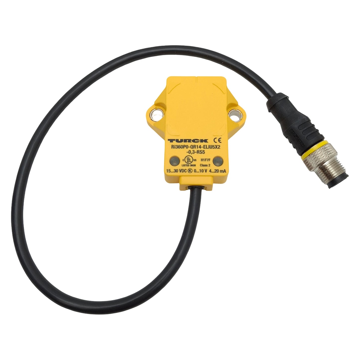 New – Open box Turck Ri360P1-QR14-ELiU5X2-0,3-RS5 Mini Encoder, ø6mm Shaft, 30VDC, 5-Pin M12