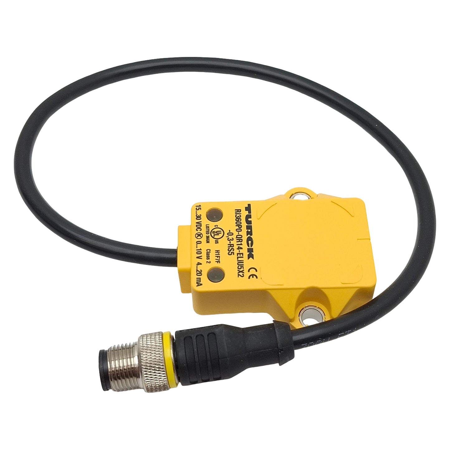New – Open box Turck Ri360P1-QR14-ELiU5X2-0,3-RS5 Mini Encoder, ø6mm Shaft, 30VDC, 5-Pin M12