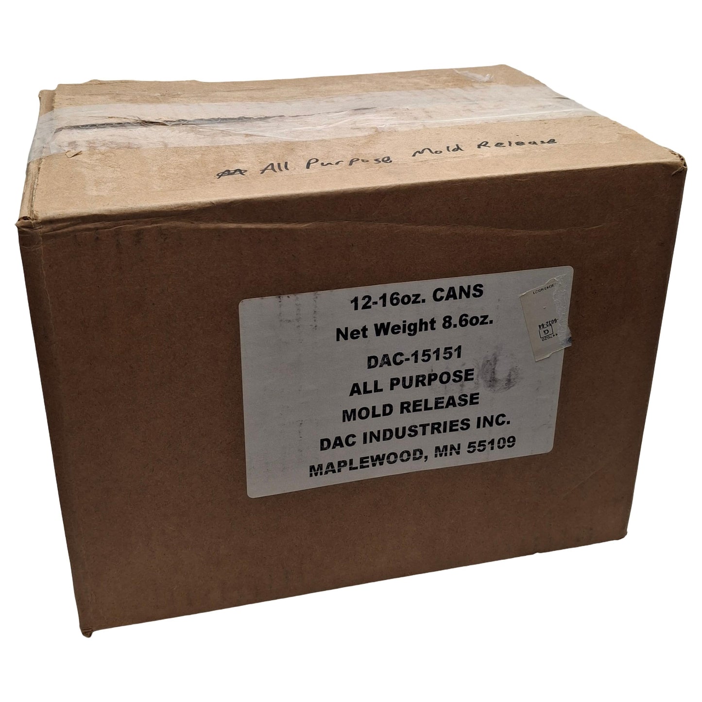 New Lot of 9 DAC DAC-15151 All Purpose Mold Release, 500°F Max, Paintable, Lecithins