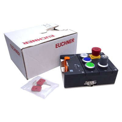New Euchner MGB2-L1-MLI-U-YI7I8-CA-L-168724 Locking Module M12 5-Pin, Hinge DIN Left