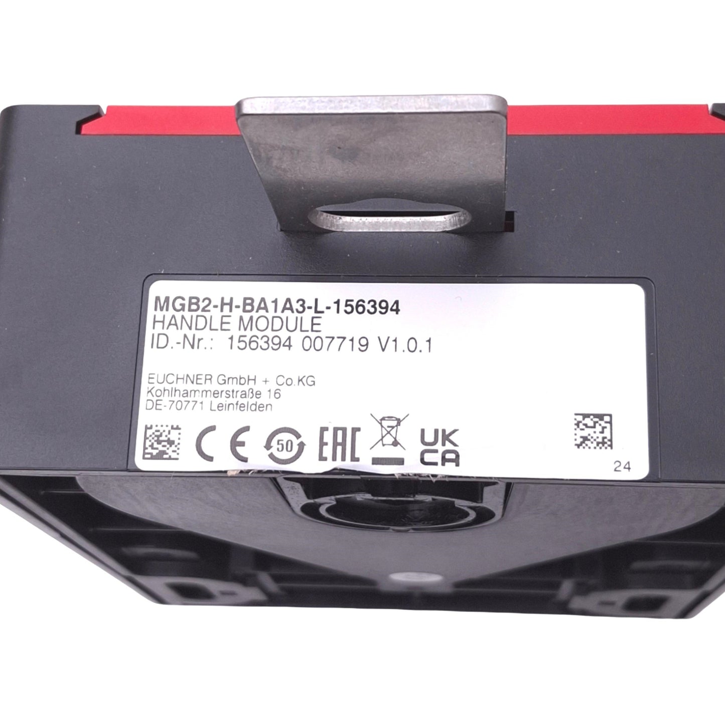 New Euchner MGB2-H-BA1A3-L-156394 Multifunctional Gate Box Handle Module, 2000N Max