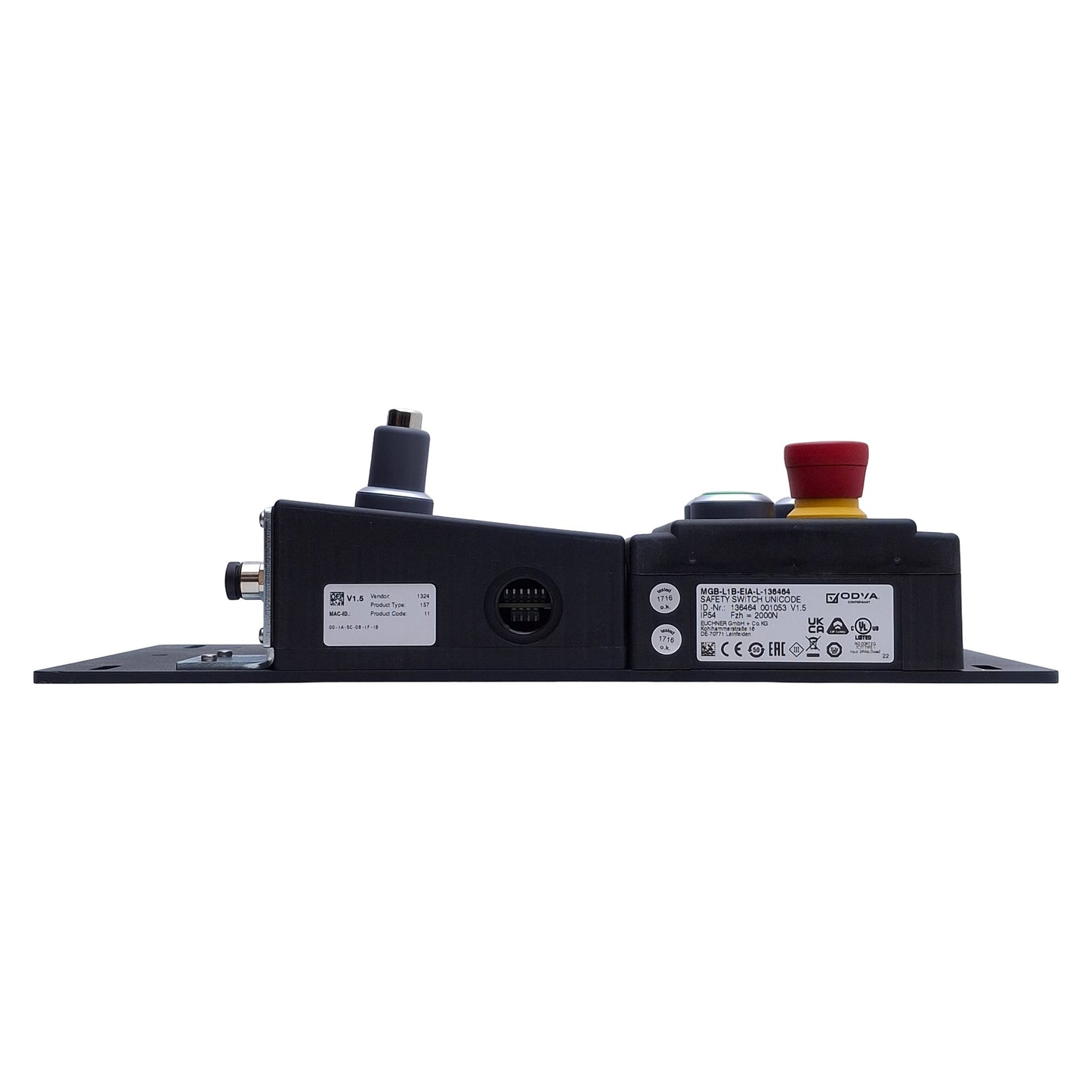 New Euchner MGB-L1B-EIA-L-136464 Locking Module M12 4-Pin/5-Pin, Hinge DIN Left