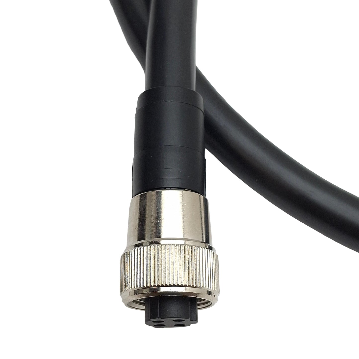 New Turck RKM 44P-1M Single Ended Cordset, 4-Pin 7/8" PowerFast Female, 18A 600V, 1m